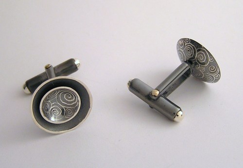 'Concave universe' cufflinks